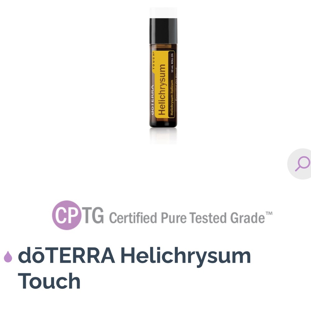 DoTerra Helishrysum Touch